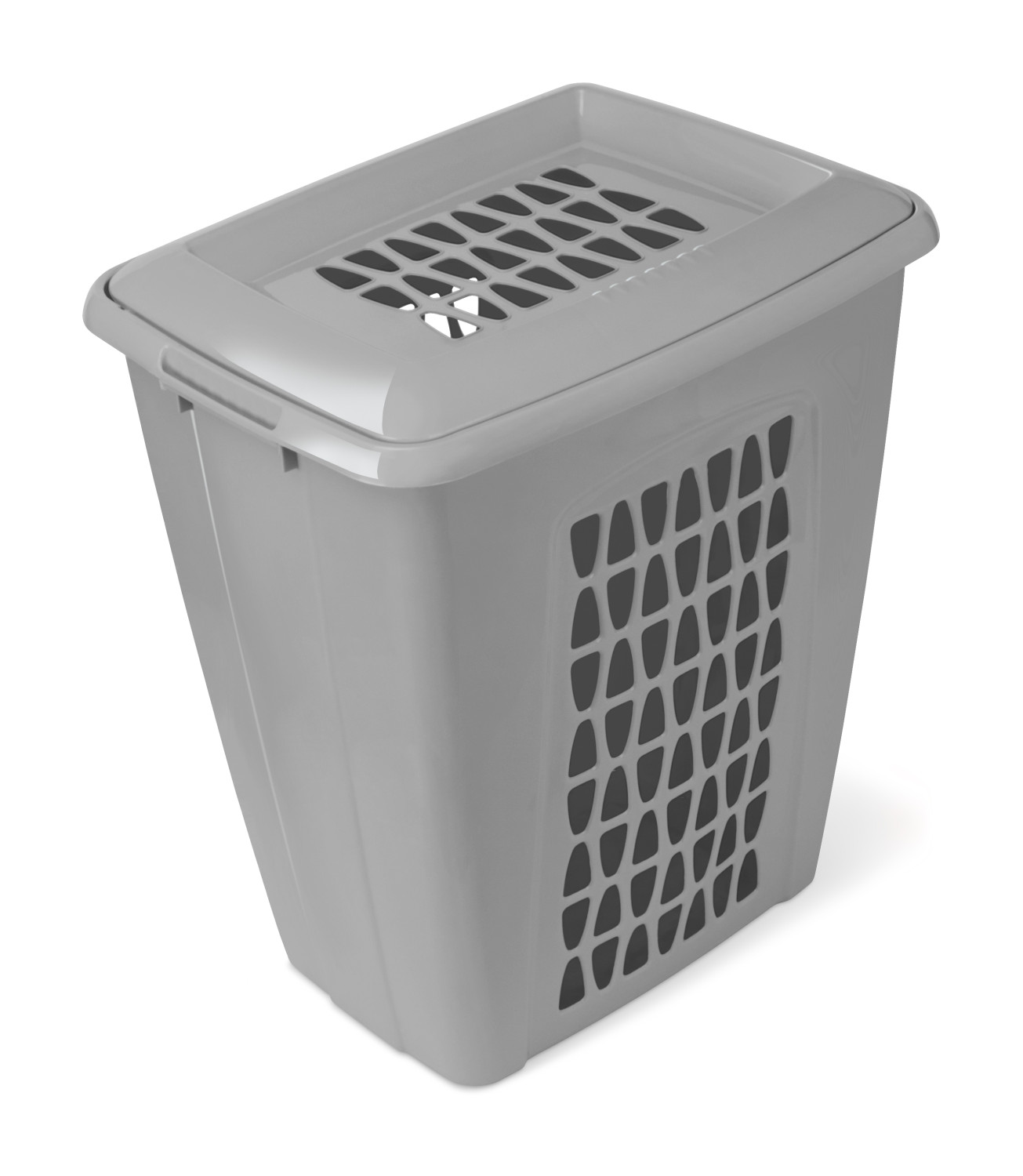 Корзина для белья "Молетта" прямоугольная 60л с крышкой С702