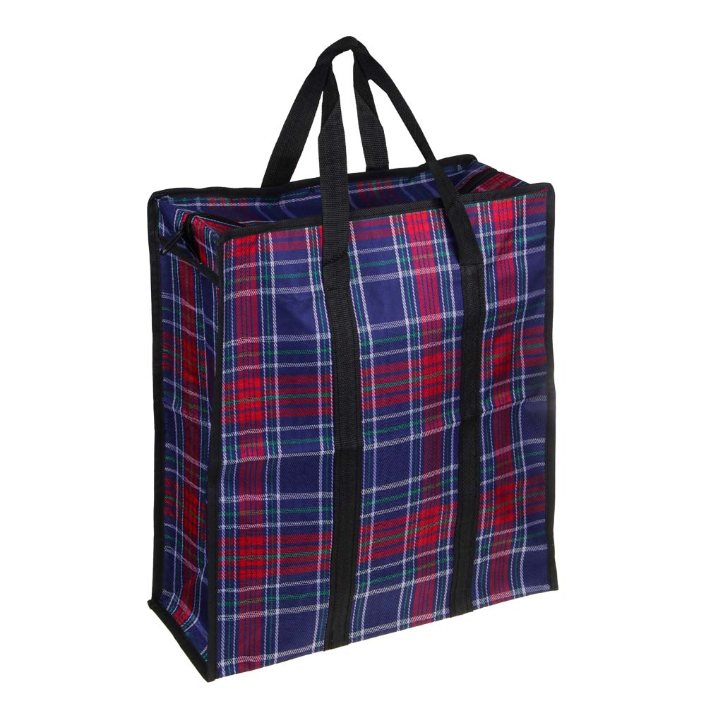 VETTA Сумка хозяйственная"Шотландка" 35x40x15см, 21л до 8кг