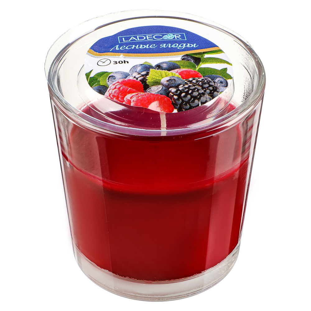 LADECOR Свеча ароматическая в стеклянном стакане