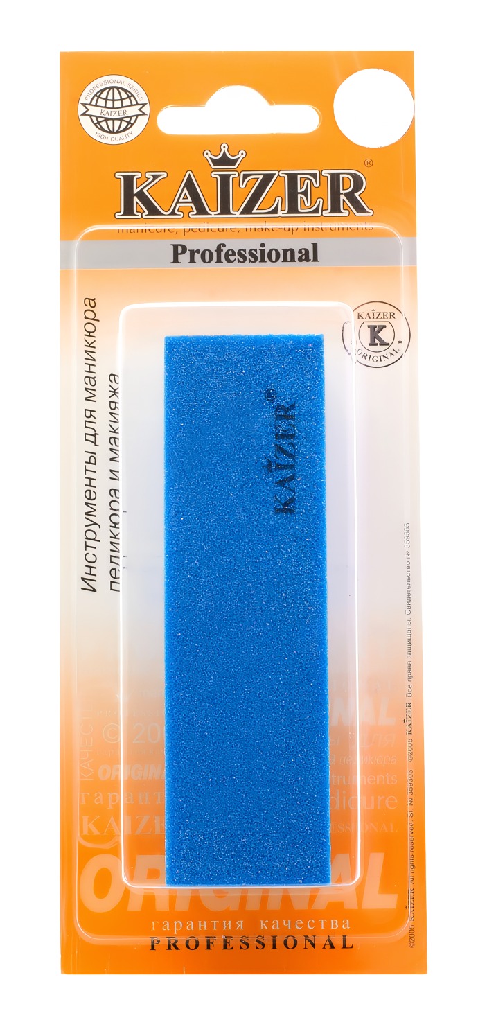 Бафик шлифовочный KOR107 3-х сторонний голубой 401002