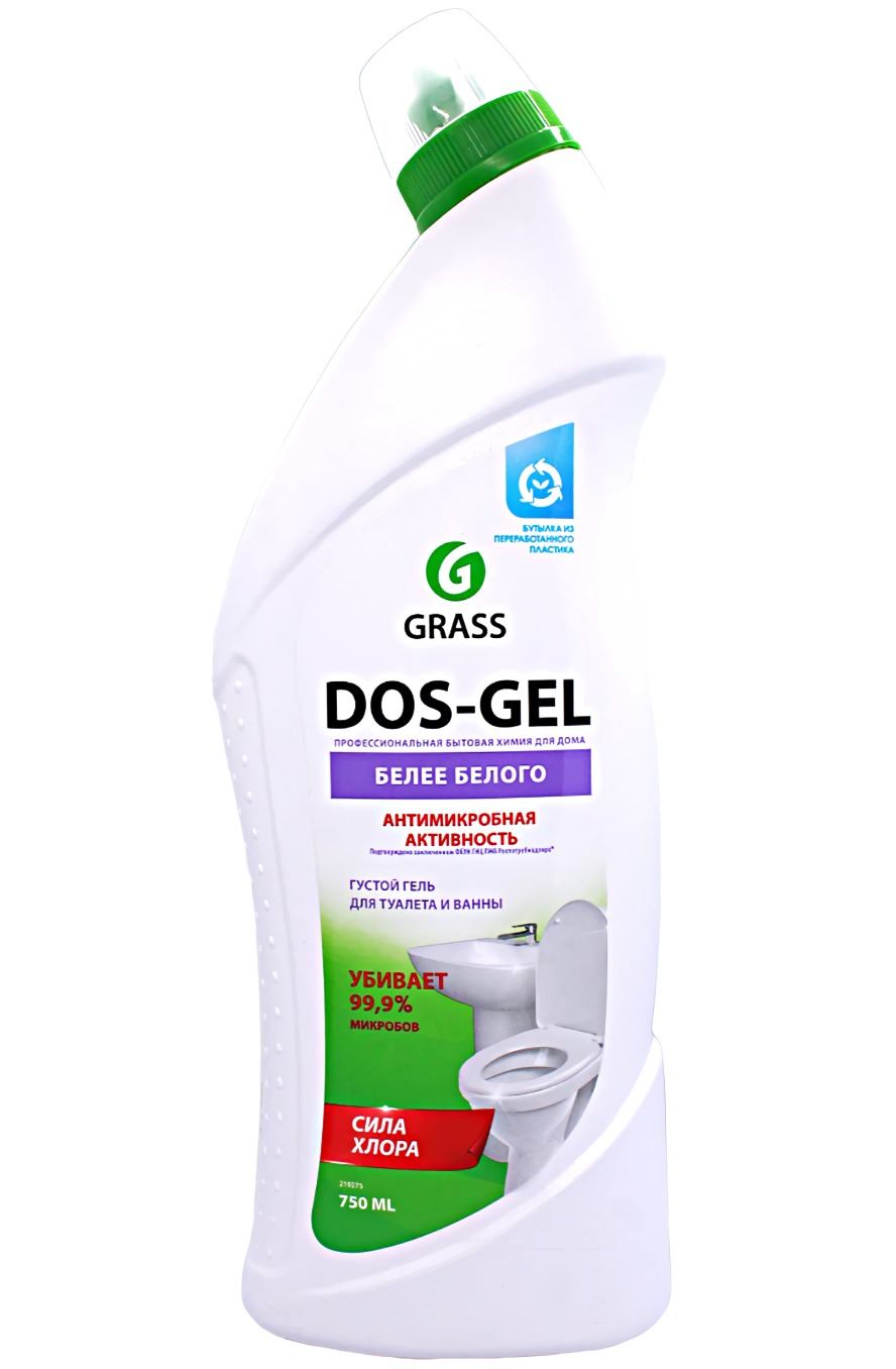 Дезинфицирующий чистящий гель Dos Gel 750гр