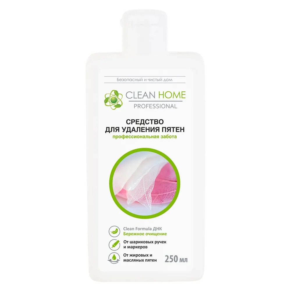 Clean Home Средство д/удаления пятен быстрое решение 250мл