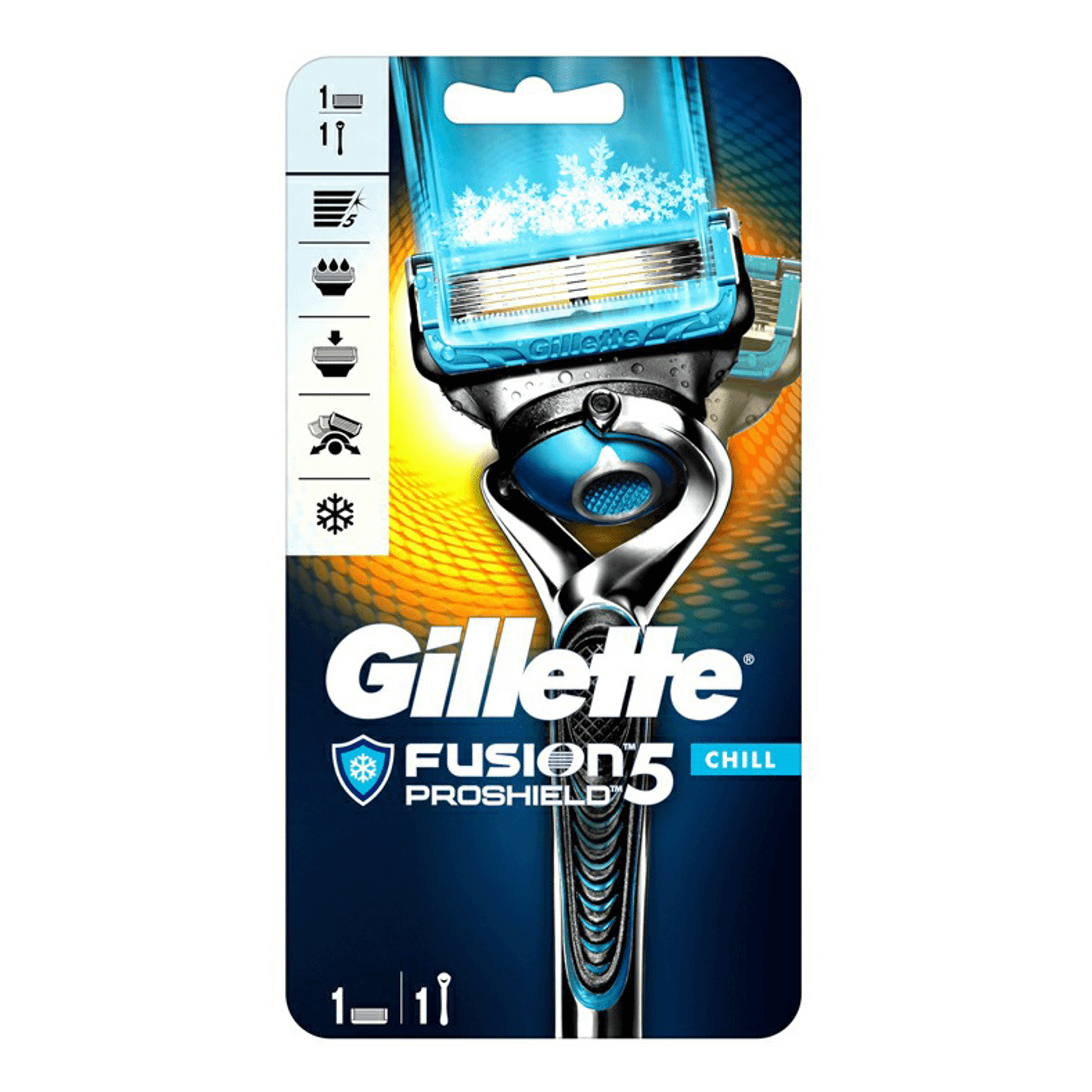 Fusion ProShield Chill Станок для бритья с 1кассетой