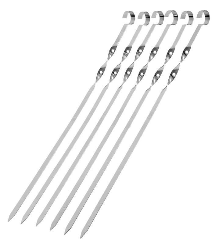 HotPot Набор плоских шампуров 45см 6шт 61428