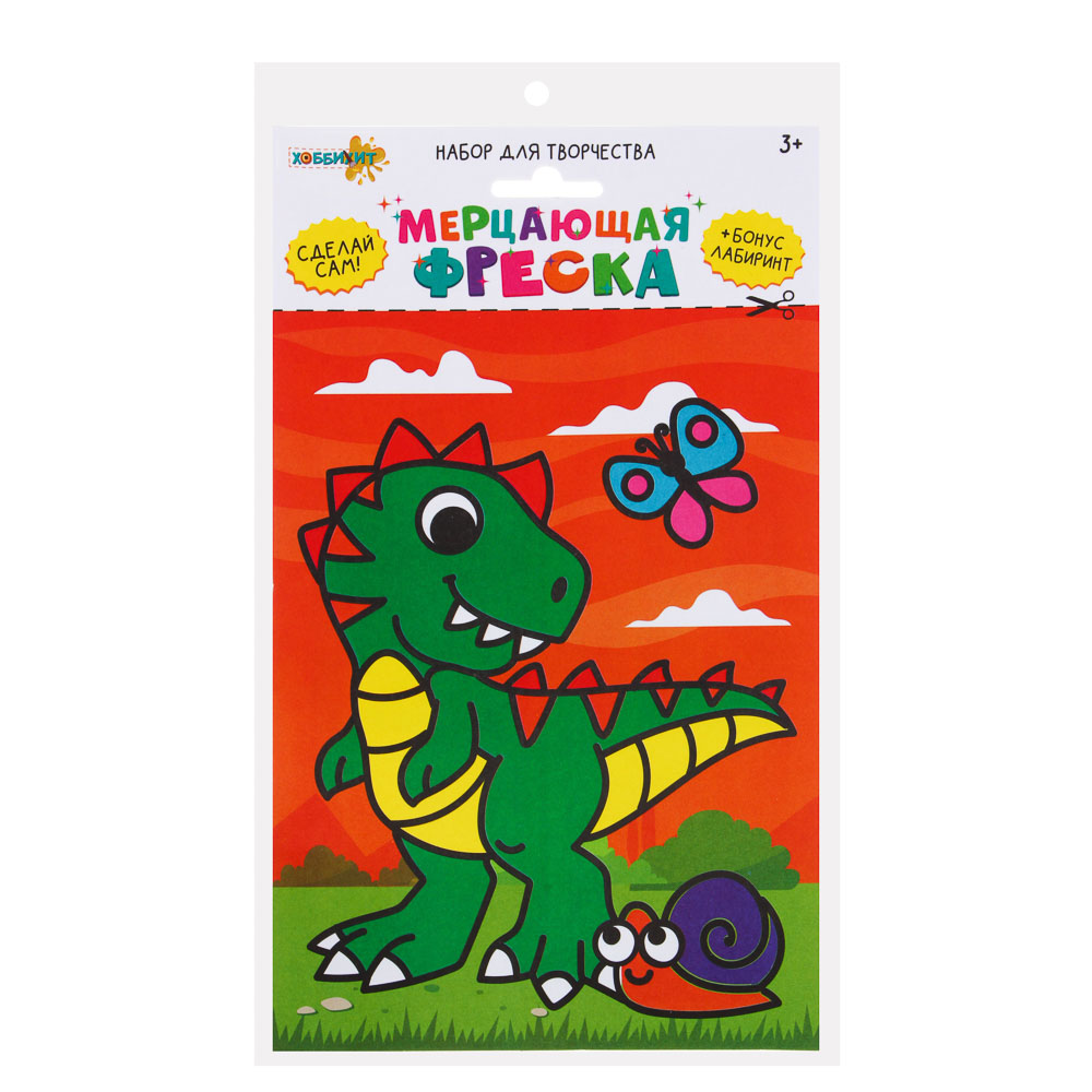 ХОББИХИТ Набор для творчества "Мерцающая фреска"