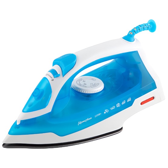 Утюг Матрёна MA-046 голубой 2200Вт тефлоновая подошва