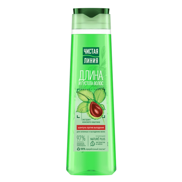 Чистая Линия шампунь против выпадения волос 400мл