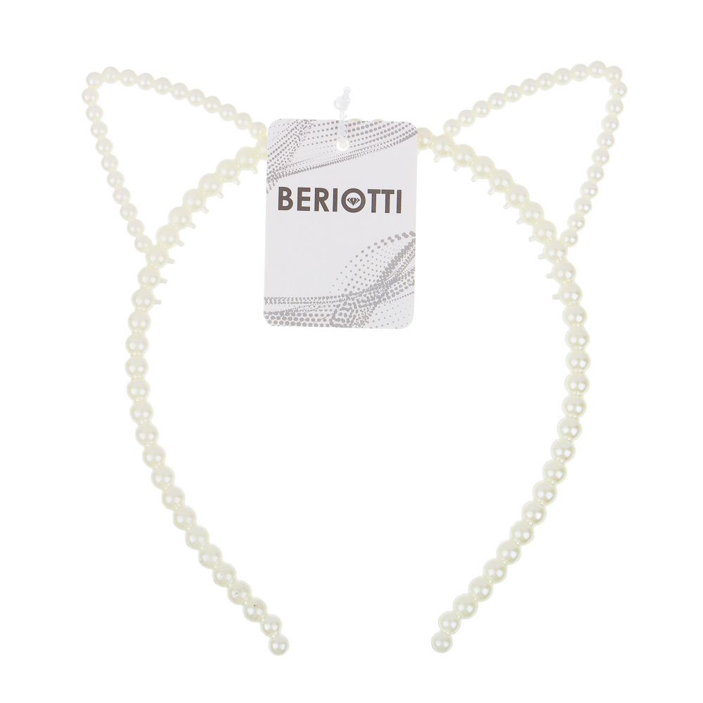 BERIOTTI Ободок для волос детский, 0,6см, пластик 4 дизайна