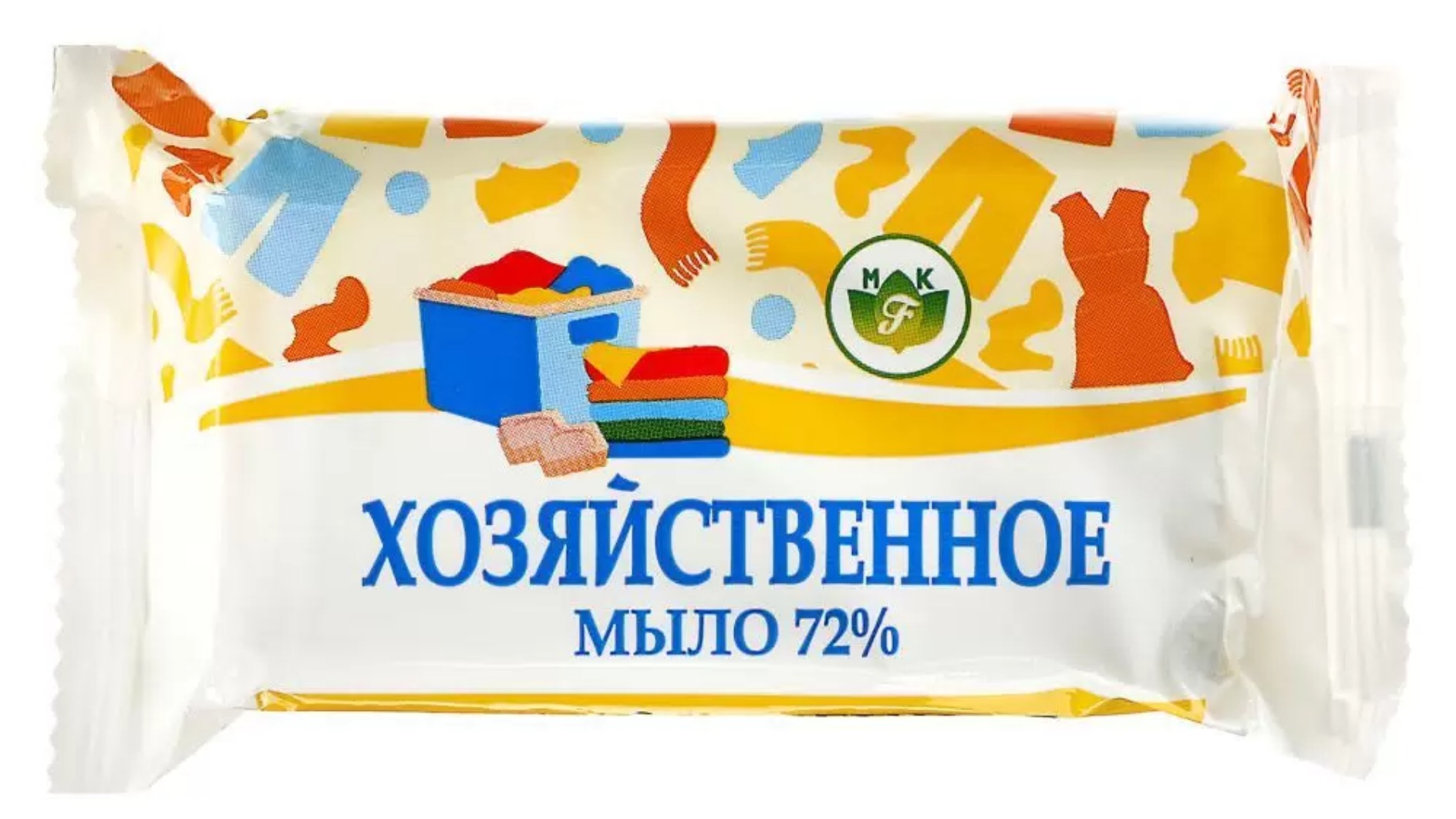 Мыло(Флора) хозяйственное твердое 72% 150 гр в уп.