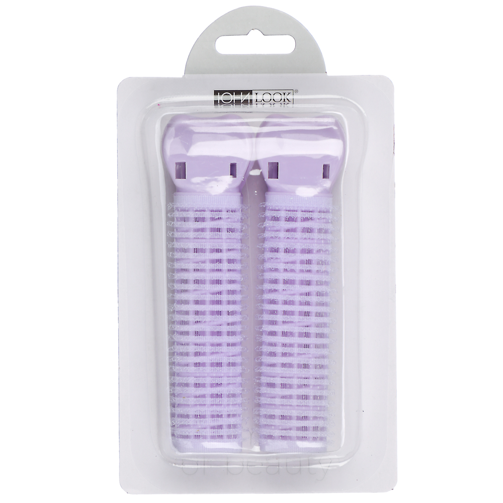 ЮНИLOOK Бигуди для прикорневого объема волос 2шт, 10,5х3см, пластик, нейлон, 3 цвета, ACS-71