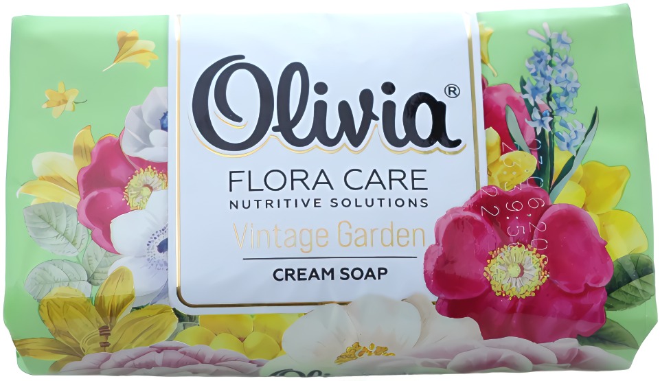 Olivia Flora Care Туалетное мыло 140г (Vintage Garden)
