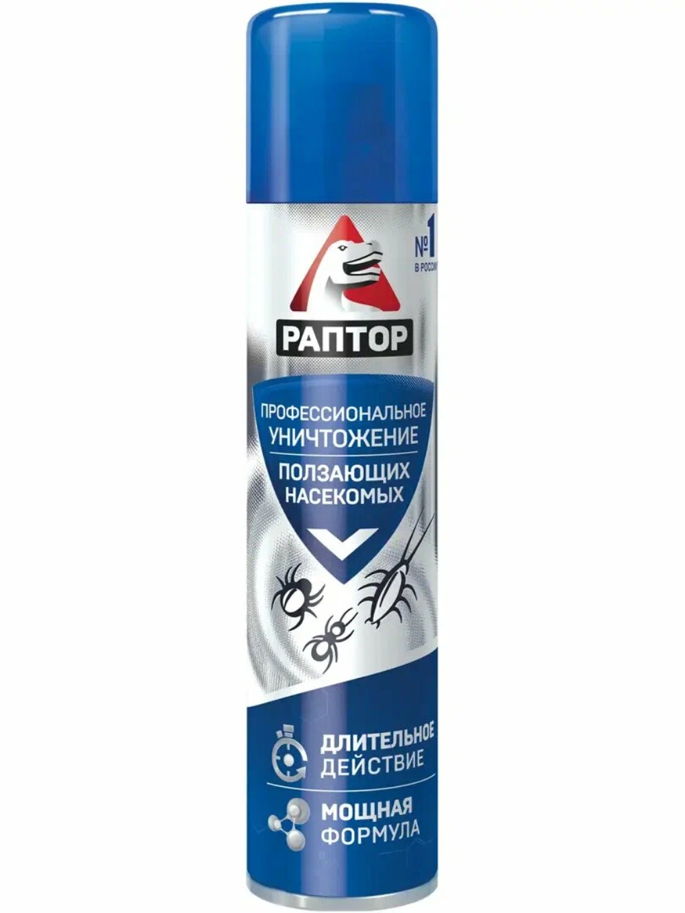 Раптор Аэрозоль от ползающих насекомых 350мл