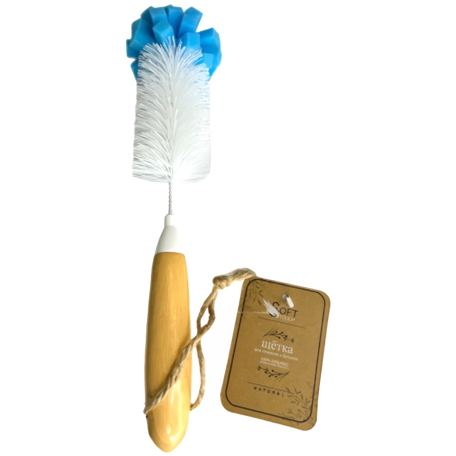 Щетка для стаканов и бутылок бамбук 844224