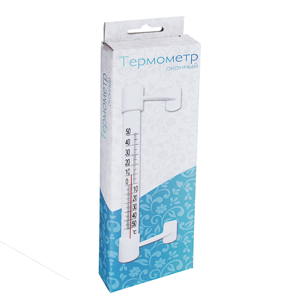 Термометр оконный Липучка (-50 +50) Т5 картон.коробка 95873