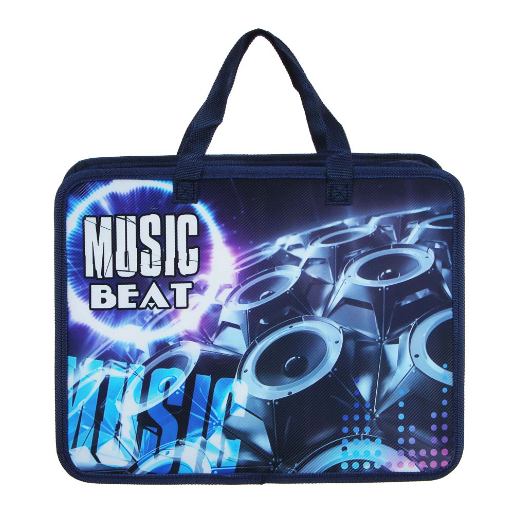 МЬЮЗИК БИТ Папка для тетрадей 33,5х26см для А4