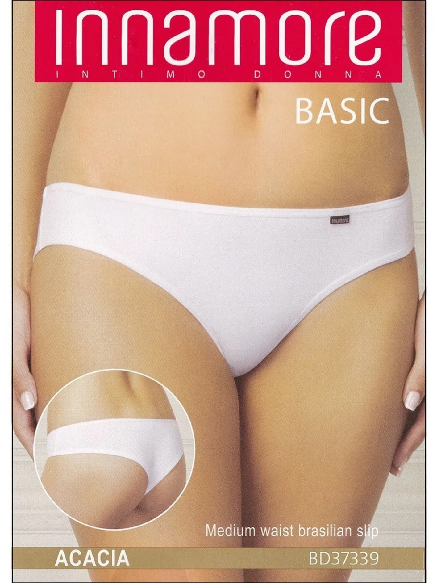 Acacia Трусы-бразилиано средней посадки BD37339 (5, Nero)