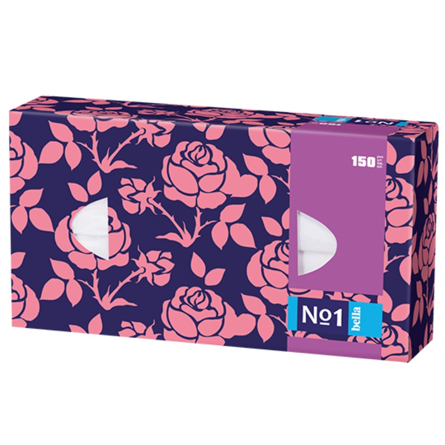 Белла салфетки универсальные двухслойные №1 150шт  2035