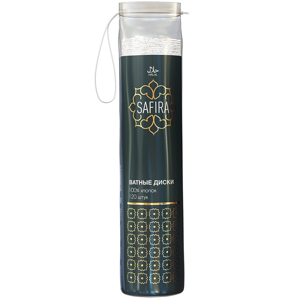 Safira ватные диски 120шт