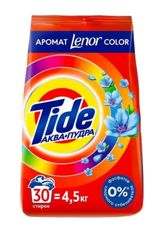 Тайд Автомат порошок 4.5кг (Color Lenor Scent)