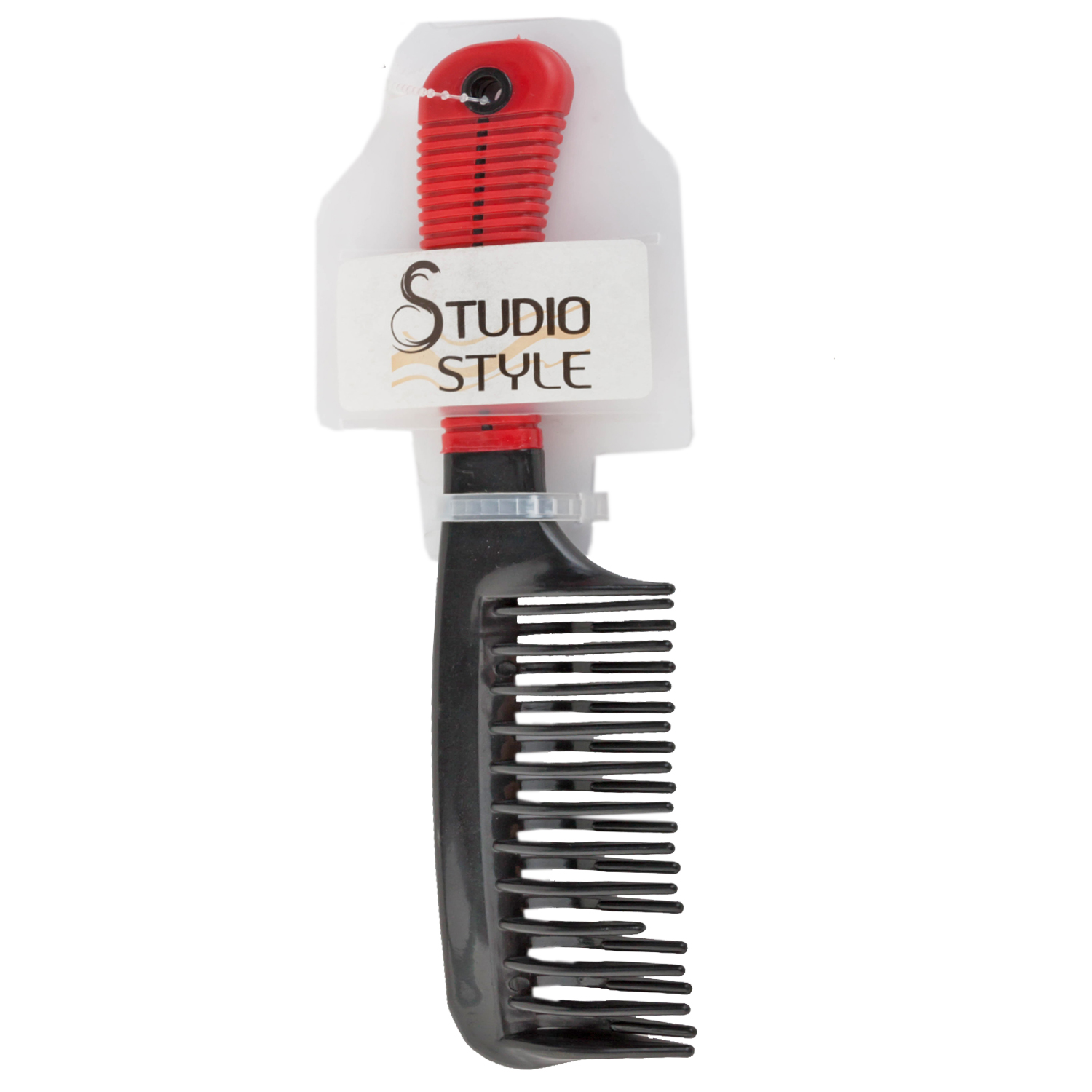 Расческа для волос прорезиненная двойные зубчики 58833