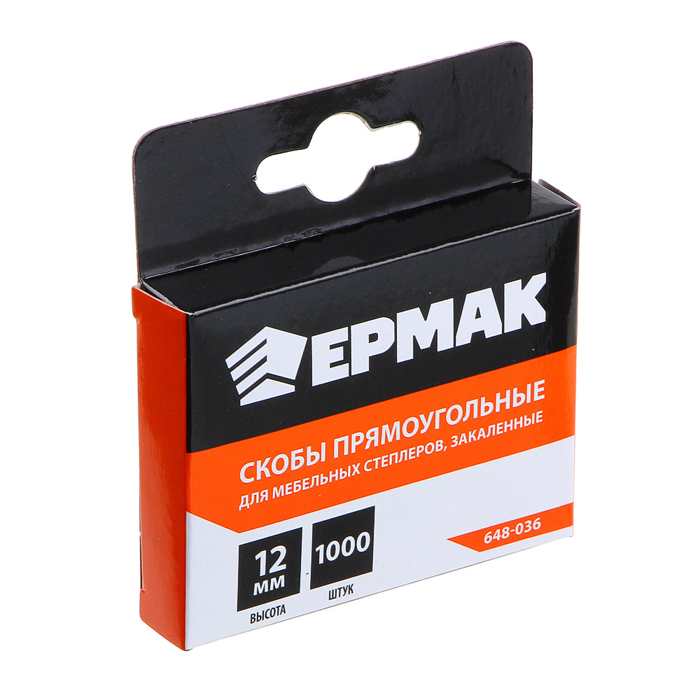 ЕРМАК Скоба закаленная 12мм 1000шт ЕРМАК Скоба закаленная 12мм 1000шт