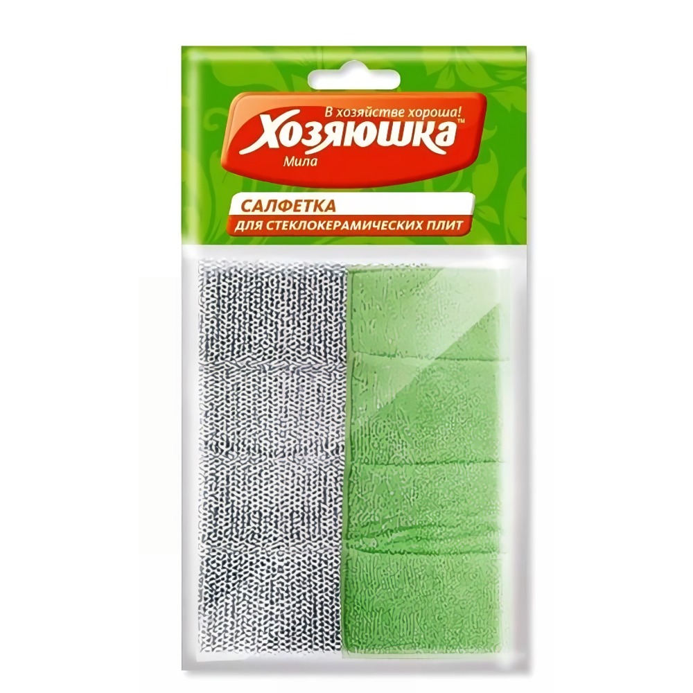 Салфетка для стеклокерамических плит "Хозяюшка Мила" 1шт 04024