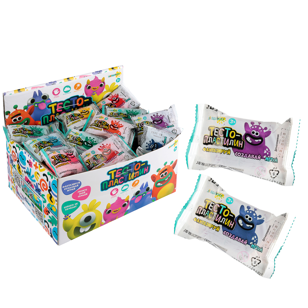 ХОББИХИТ Тесто для детской лепки, 50гр