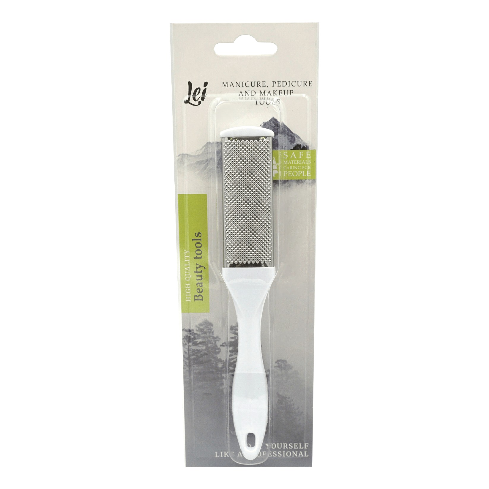 Терка педикюрная kOPPRB07 металлическая ,белая 405044 