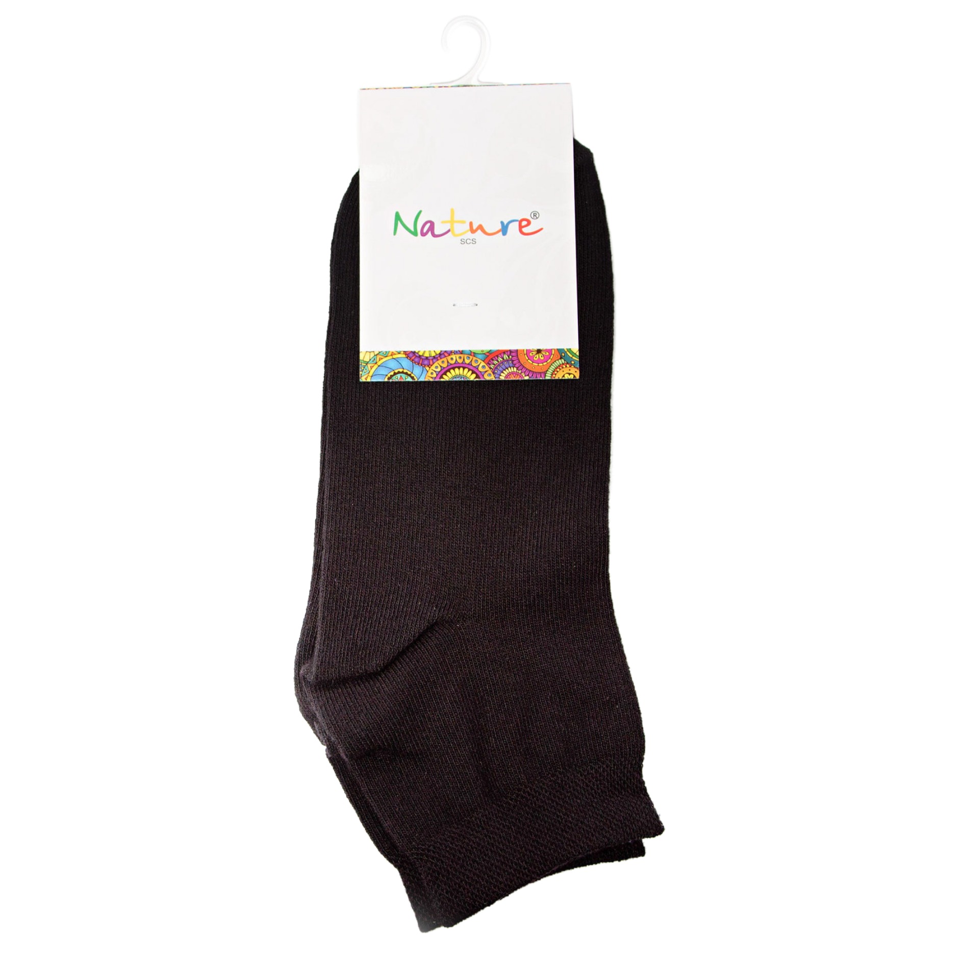 Носки женские арт.2011ж укороченные черные демисезон р23-25