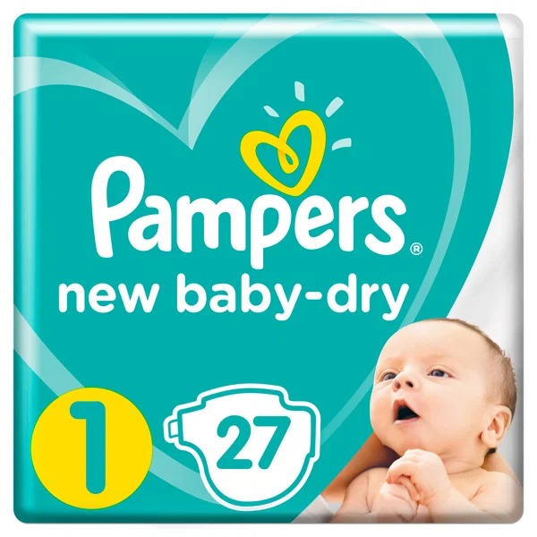 Pampers New Baby Newborn 2-5 кг/27шт