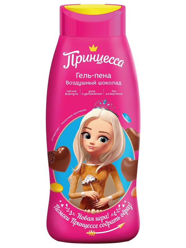 Принцесса гель-пена Воздушный шоколад 400мл 00783