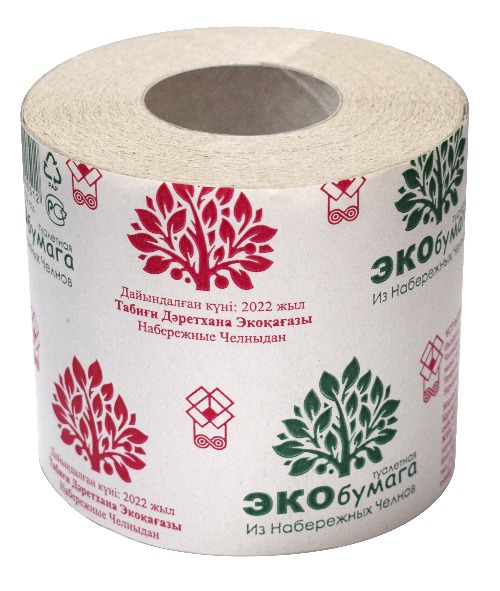 Набережные Челны туалетная бумага Экобумага втулка 1шт