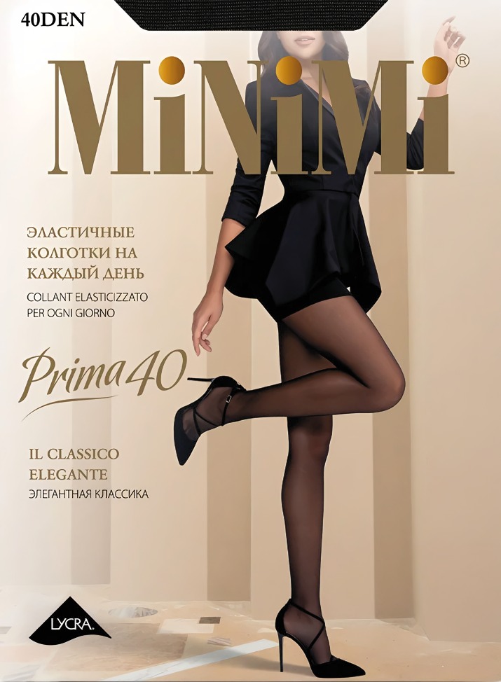 Minimi Prima 40 den (5, Nero)