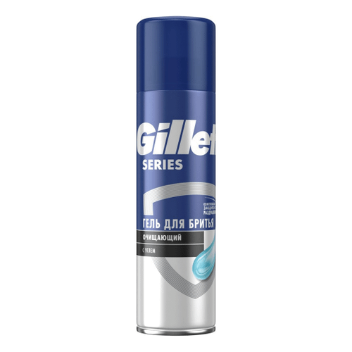 Gillette TGS Гель д/бритья очищающий с углем 200мл Gillette TGS Гель д/бритья очищающий с углем 200мл