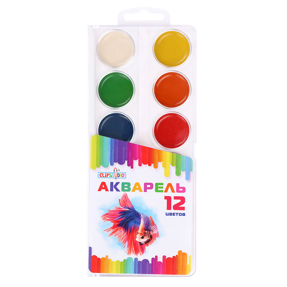 ClipStudio Акварель 12 цветов без кисти