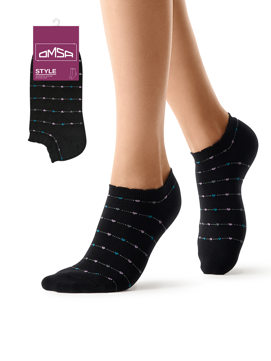 OMSA Носки жен.552 Style  (25-27 (39-41), Nero)