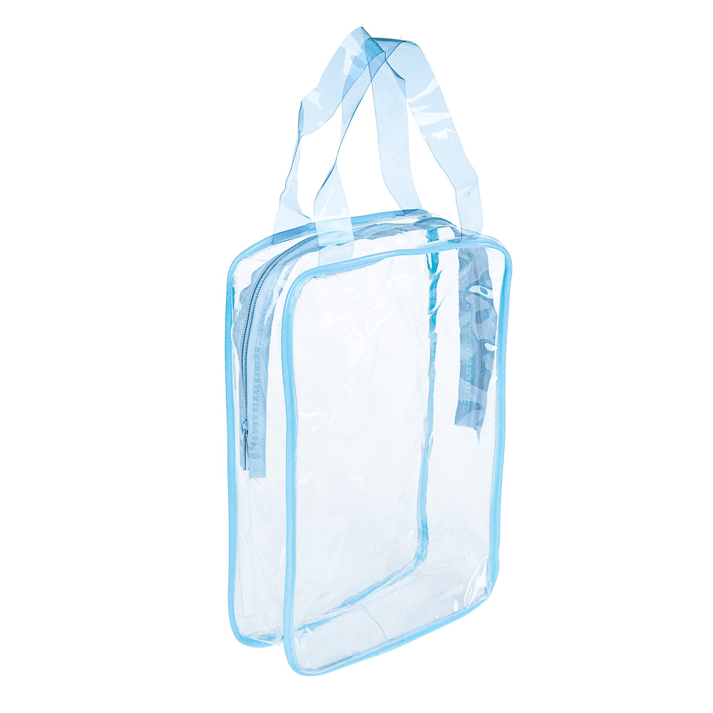 Косметичка банная ЮL, ПВХ, 23x15x6см, 4 цвета