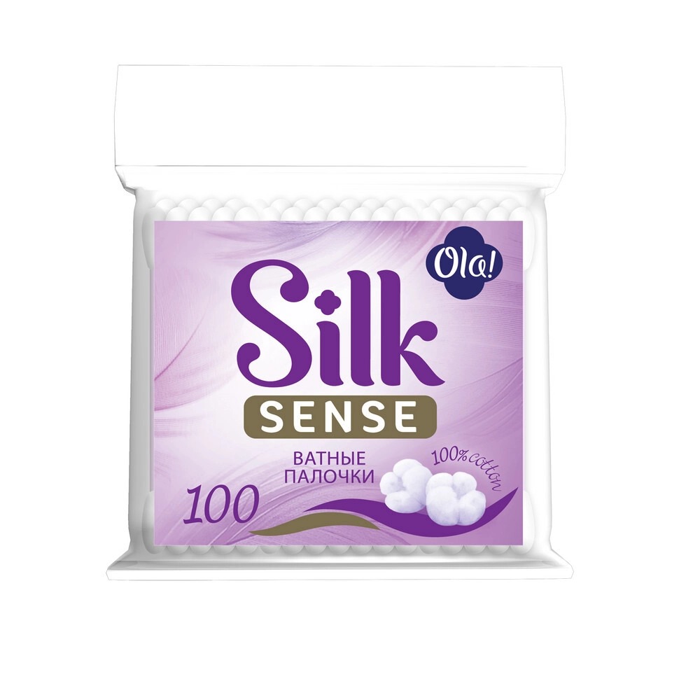 Ola ватные палочки Silk Sense 100шт пакет