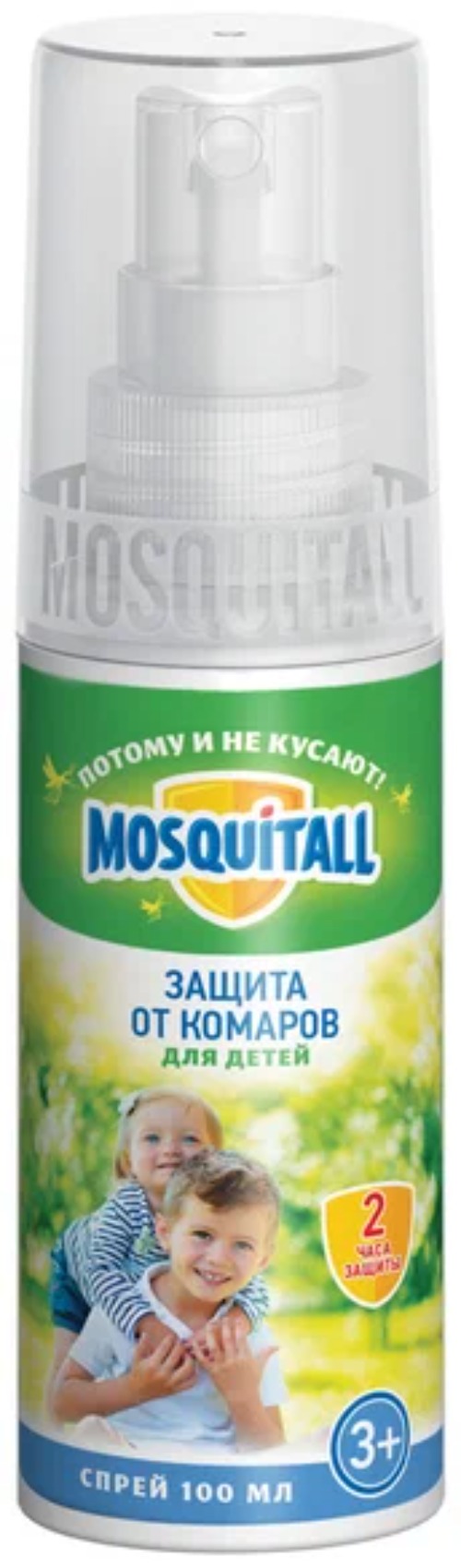 Mosquitall Спрей Нежная защита для детей от комаров 100мл