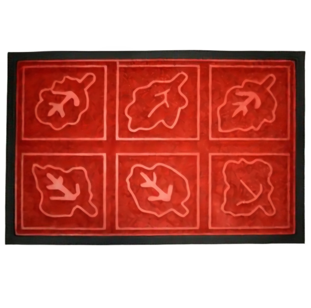 Vetta Коврик ворсовый с резиновой каймой "Foliage"40х60см CX1023