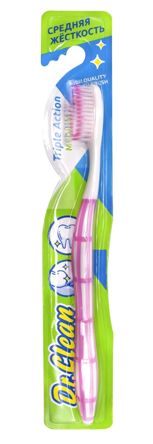 Др.Клин зубная щетка Трипл Экшн Медиум