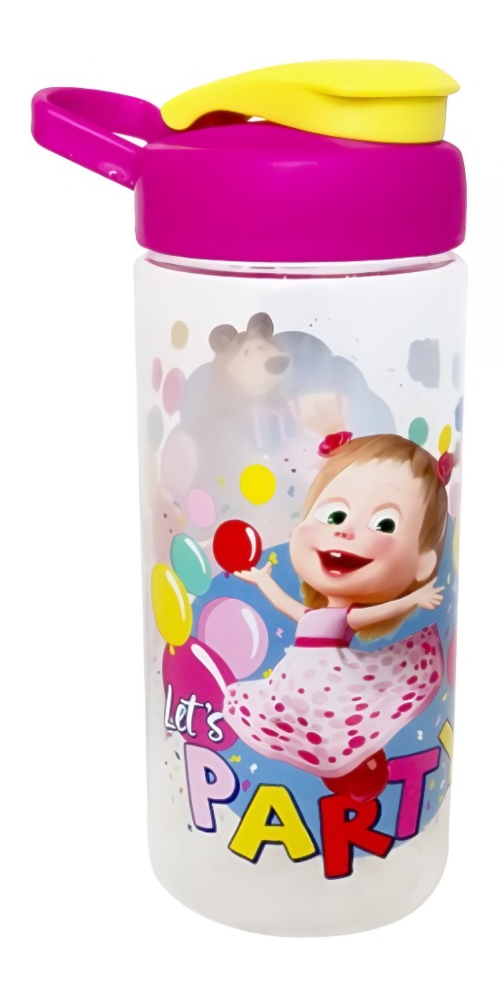 Бутылка "Маша и Медведь" 470 мл с держателем