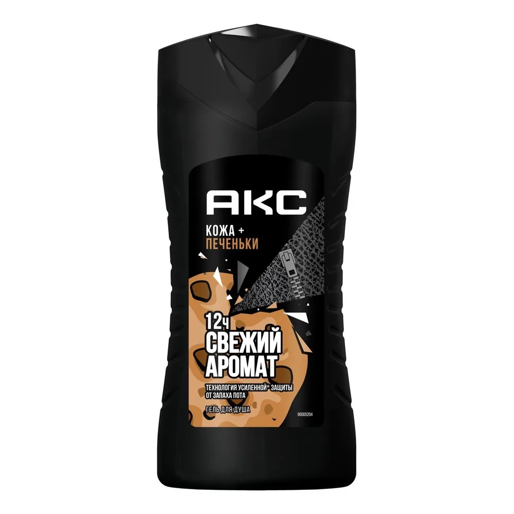 Axe гель для душа и шампунь Leather & Cookies 250мл