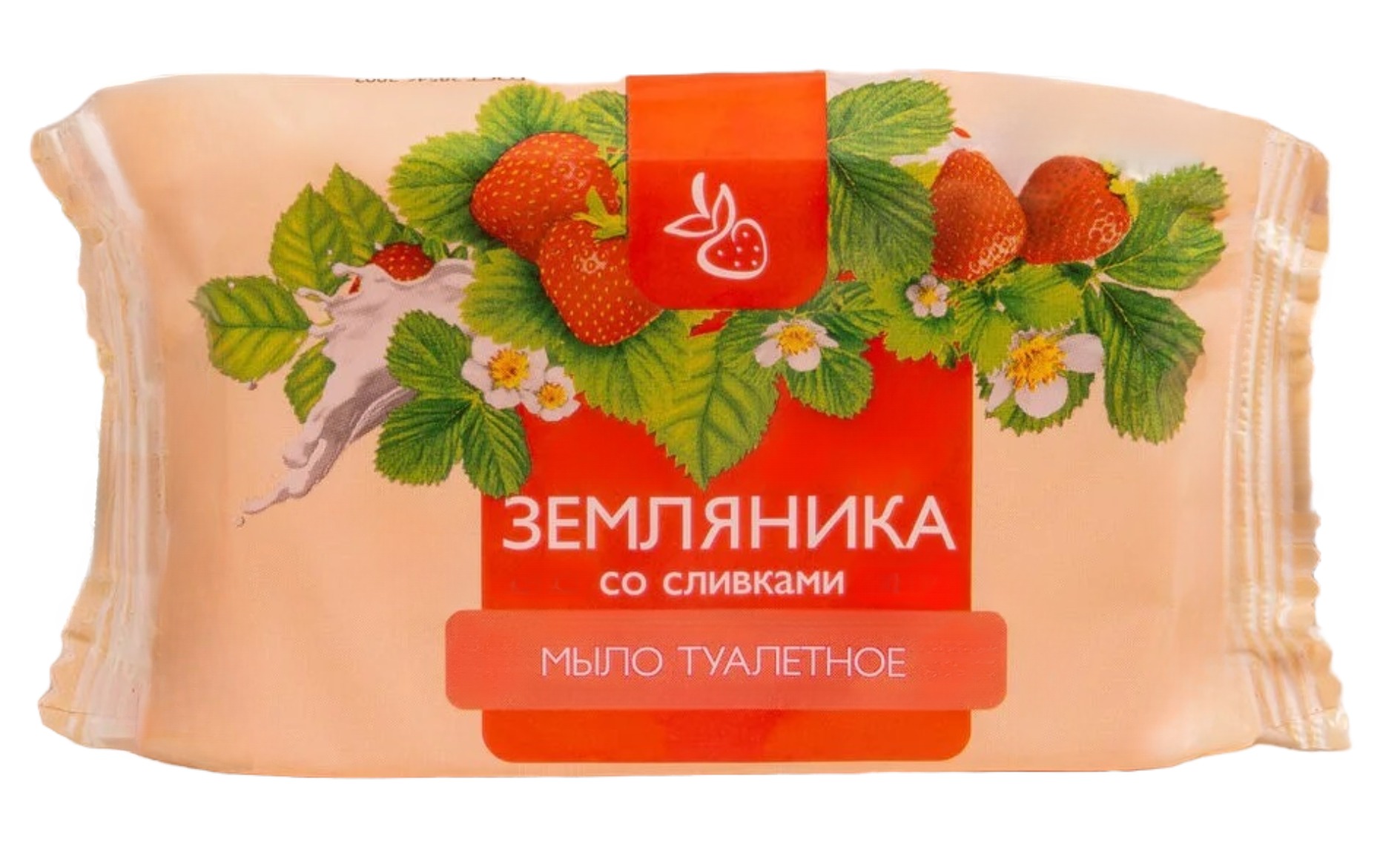 Мыло (Опт-Трейд) туалетное Земляника со сливками в обертке100гр