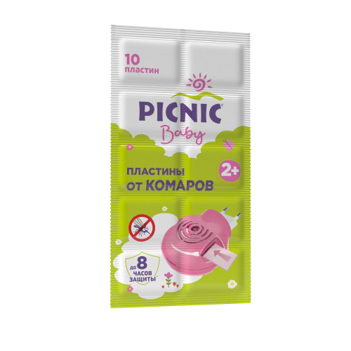 Picnic Baby пластины от комаров 10шт