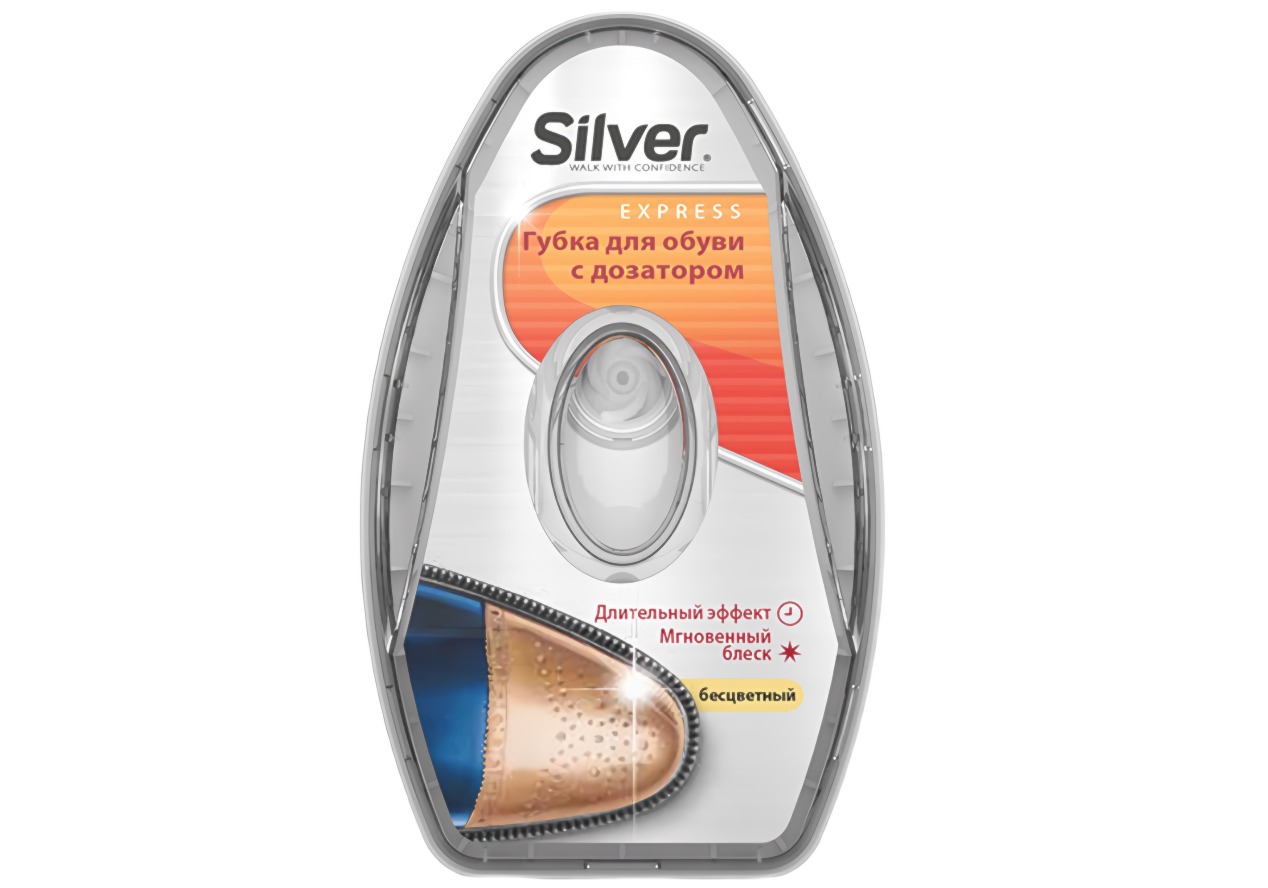 Silver Premium губка-блеск с дозатором силикон/антистатик бесцветная 6мл PS2007-03