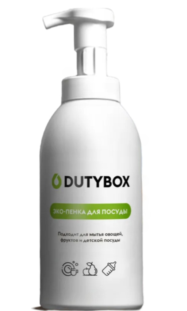 Dutybox Dishes эко-пенка для мытья посуды, овощей и фруктов 500 мл