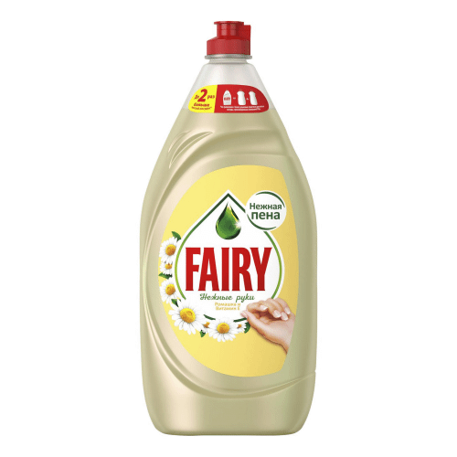 Фэйри для мытья посуды Нежные руки Ромашка и витамин Е 1,35л