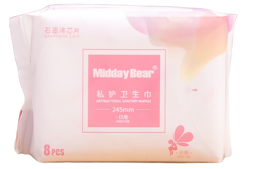 Прокладки дневные MIDDAY BEAR 4 капли 8шт