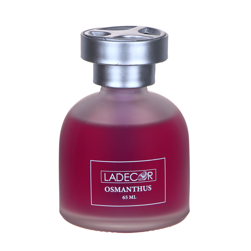 LADECOR Аромадиффузор для автомобиля и помещения, 65 мл, зеленый чай, османтус, одеколон